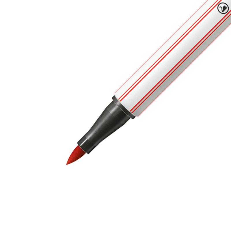PISAKI STABILO 68 BRUSH KARMIN