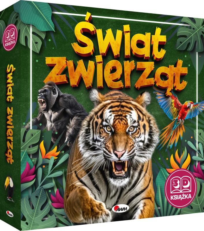 KSIĄŻECZKA 3D ŚWIAT ZWIERZĄT