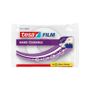TAŚMA BIUROWA TESAFILM 25MX19MM URYWALNARĘCZNIE