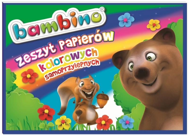 ZESZYT PAPIERÓW KOLOROWYCH B4 SAMOP.BAMBINO QIS-1586