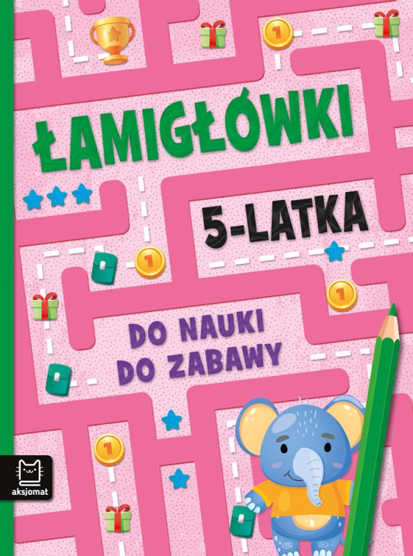 KSIĄŻECZKA ŁAMIGŁÓWKI 5-TKA DO NAUKI DO ZABAWY