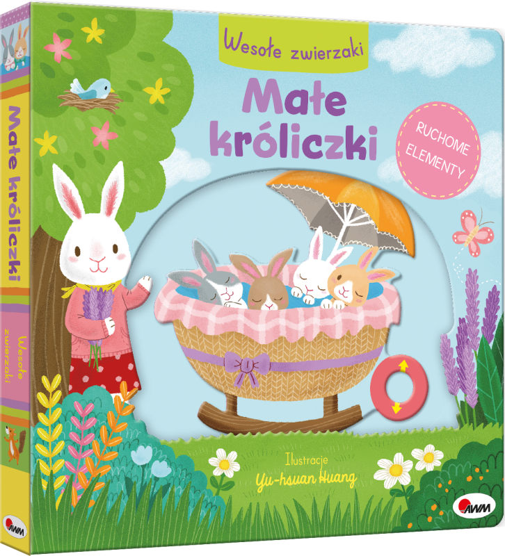KSIĄŻECZKA WESOŁE ZWIERZAKI MAŁE KRÓLICZKI