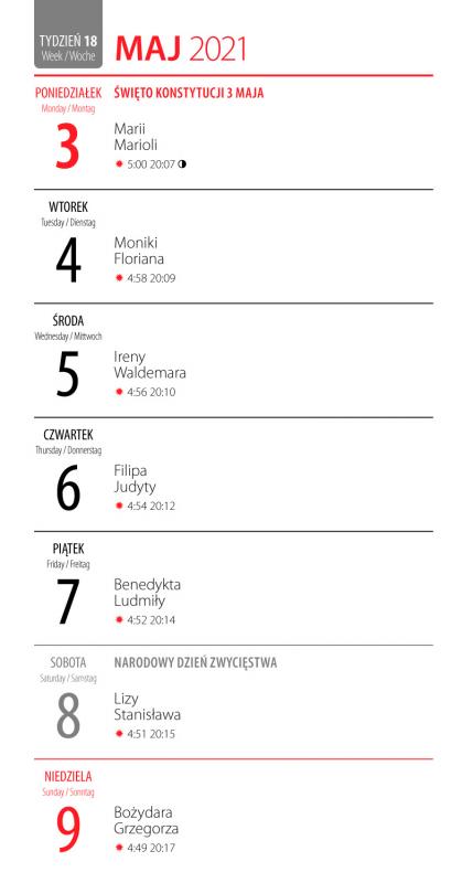 KALENDARZ KIESZONKOWY Z OKŁADKĄ 2027
