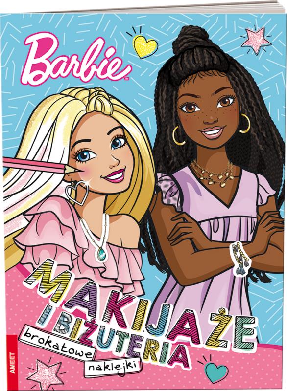 KSIĄŻECZKA MATTEL BARBIE.MAKIJAŻE I BIŻUTERIA