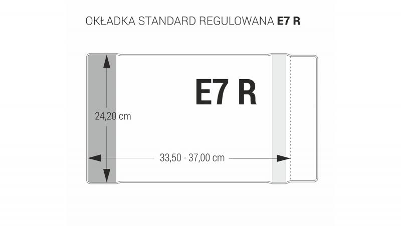 OKŁADKA B5 253 REGULOWANA STANDARD KOD NA SZT. 5907214306612 (OP. 25