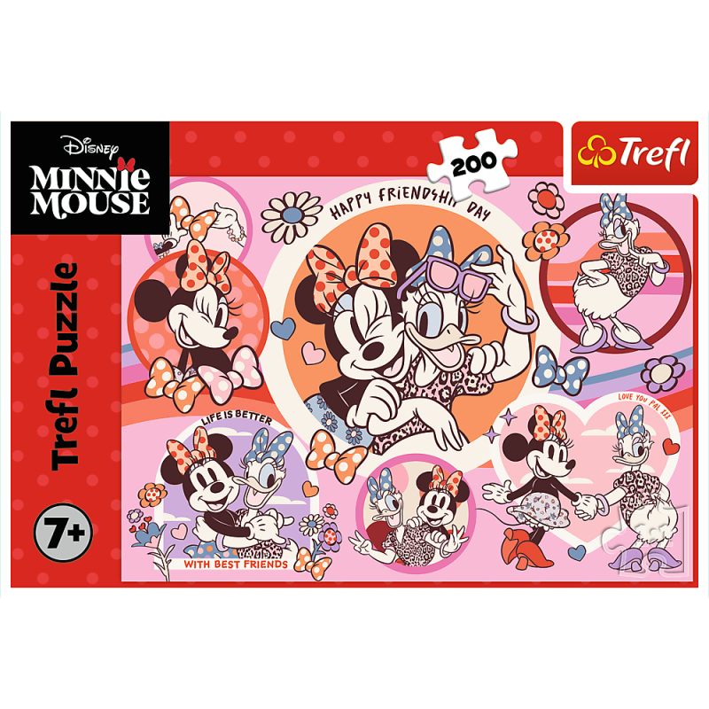 PUZZLE 200 TREFL ZWYCZAJE MYSZKI MIKI