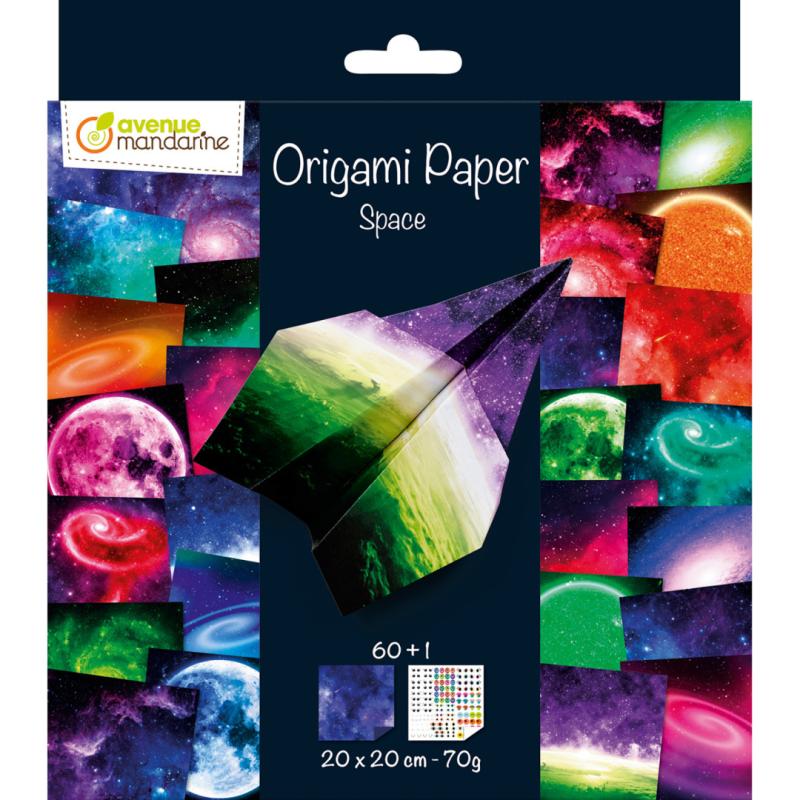 PAPIER ORIGAMI KOSMOS 20X20CM 70G