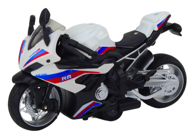 MOTOCYKL SPORTOWY Z NAPĘDEM FRYKCYJNYM 3 KOLORY