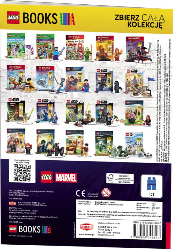 KSIĄŻECZKA LEGO SPIDER MAN SPIDER-MAN W AKCJI