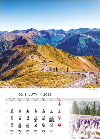 KALENDARZ WIELOPLANSZOWY TATRY JOTAN STANDARD