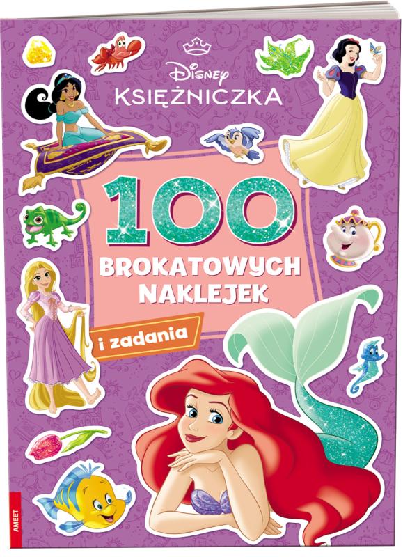 KSIĄŻECZKA DISNEY KSIĘŻNICZKA. 100 BROKATOWYCH NAKLEJEK