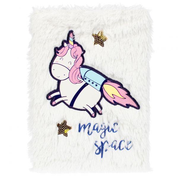 NOTES PLUSZOWY A5 UNICORN SPACE STK