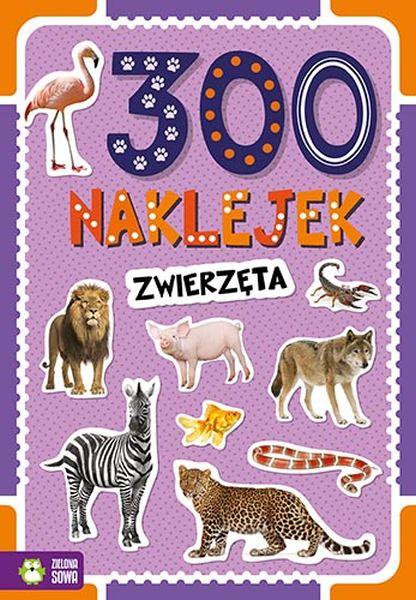 KSIĄŻECZKA 300 NAKLEJEK W2. ZWIERZĘTA