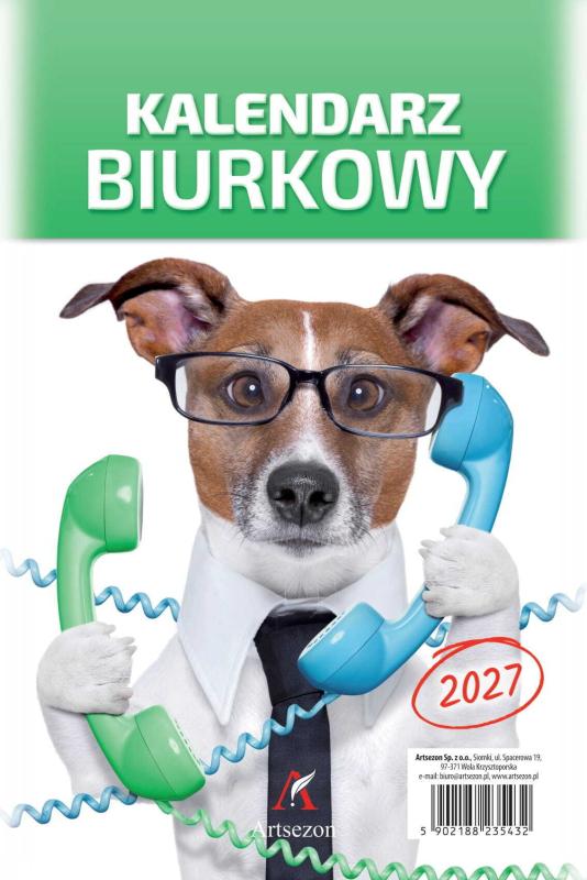 KALENDARZ BIURKOWY A5 2027