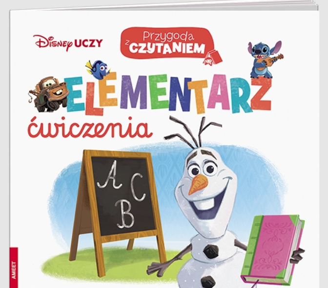 KSIĄŻECZKA DISNEY UCZY MIX. PRZYGODA Z CZYTANIEM ELEMENTARZ ĆWICZENIA