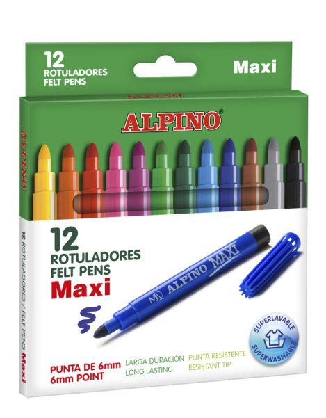 FLAMASTRY 12 ALPINO MAXI