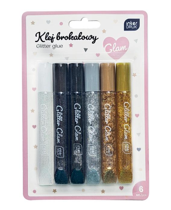 KLEJ BROKATOWY DO DEKOR 6X10,5ML GLAM