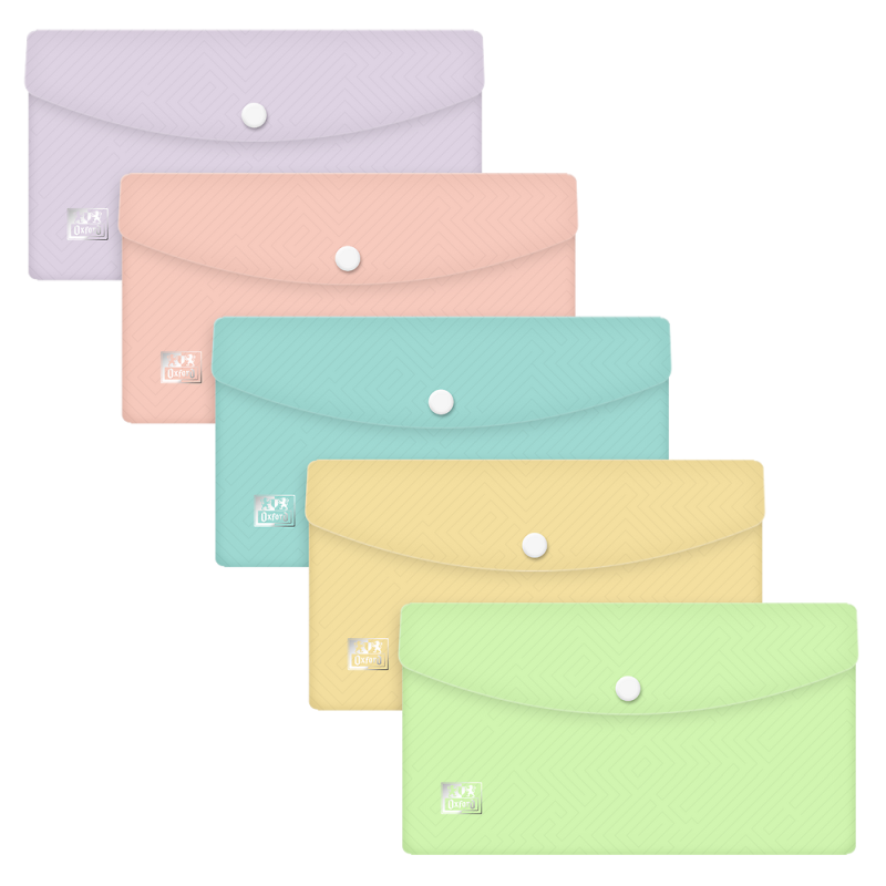 TECZKA KOPERTOWA DL PP OXFORD URBAN PASTEL MIX