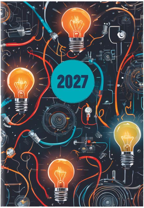 KALENDARZ KIESZONKOWY A7 PCV BEZBARWNE 2027