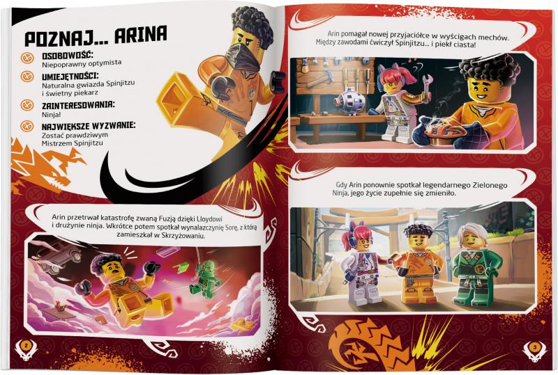 KSIĄŻECZKA LEGO NINJAGO. CZAS NA TRENING!