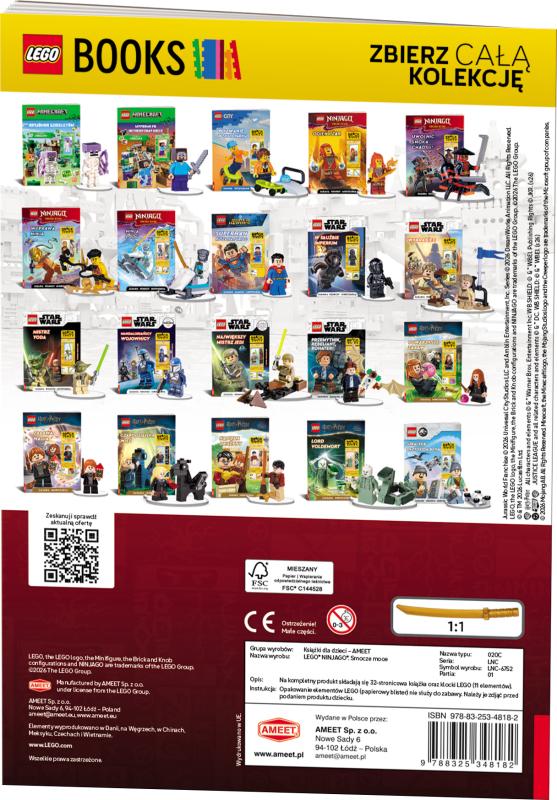 KSIĄŻECZKA LEGO NINJAGO. SMOCZE MOCE