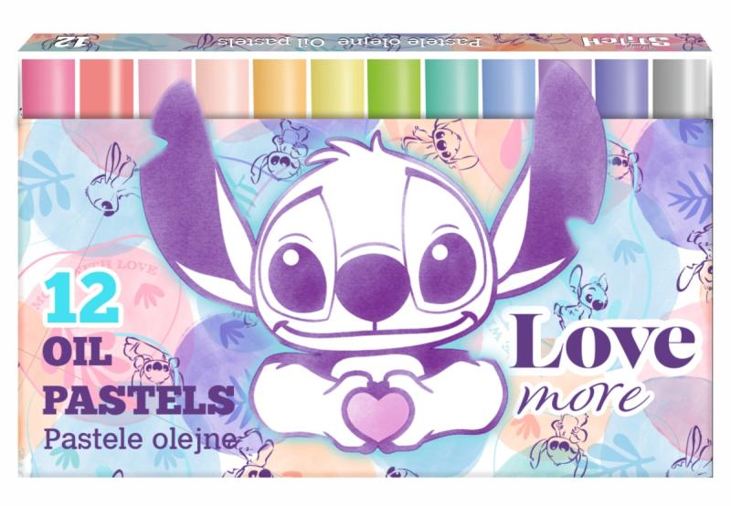PASTELE OLEJNE 12 KOLORÓW PASTEL - STITCH PASTEL DISNEY FASHION
