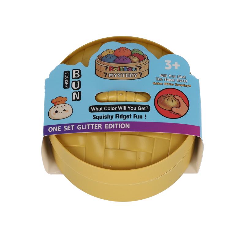 GNIOTEK PIEROŻEK SQUISHY BROKATOWE KOLOROWE KULE