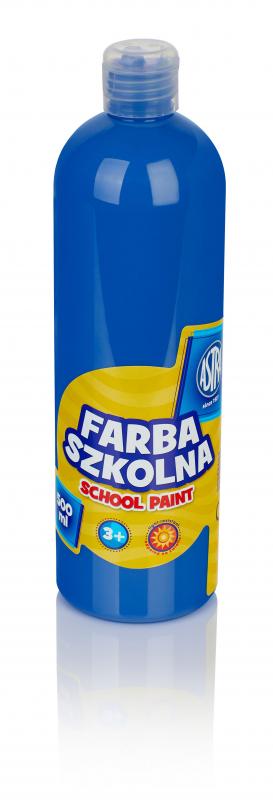 FARBA SZKOLNA ASTRA 500ML CIEMNONIEBIESKA