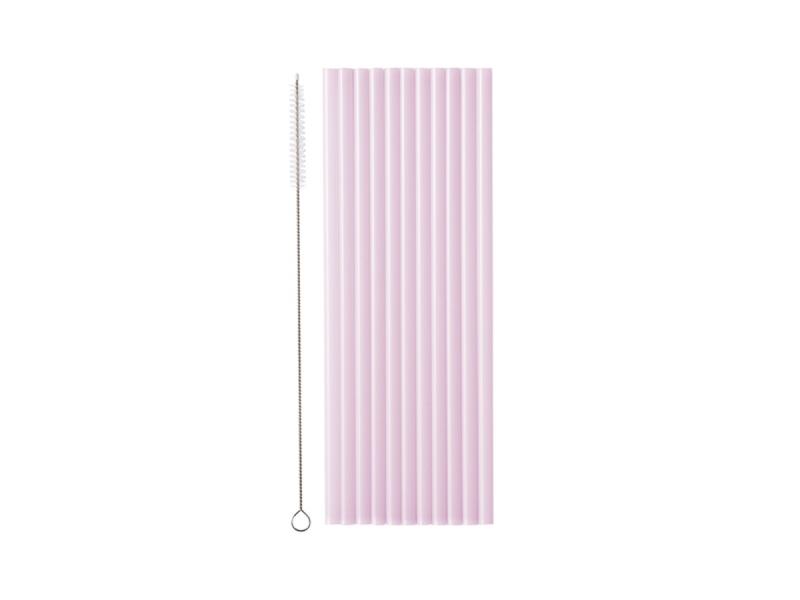 SŁOMKI PLASTIKOWE 23CM FIOLET