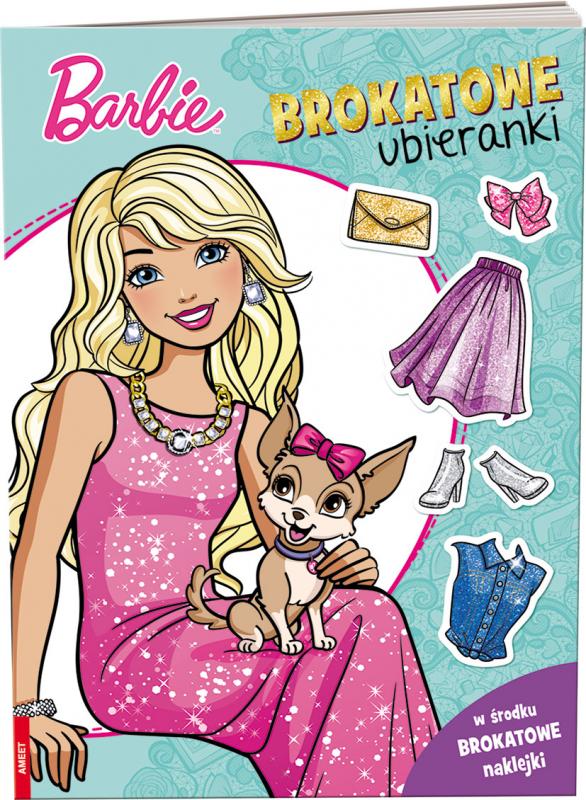 KSIĄŻECZKA BARBIE. BROKATOWE UBIERANKI