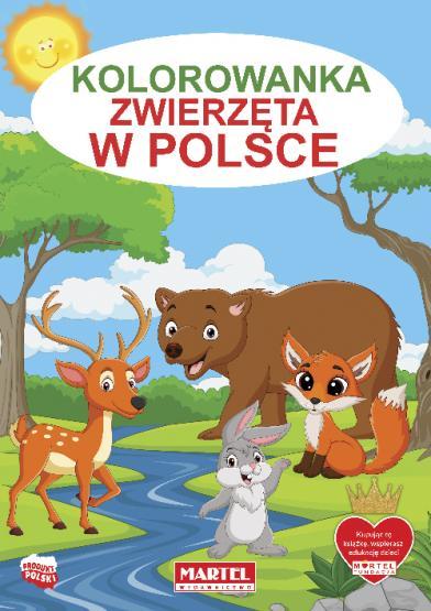 KSIĄŻECZKA KOLOROWANKA ZWIERZĘTA W POLSCE