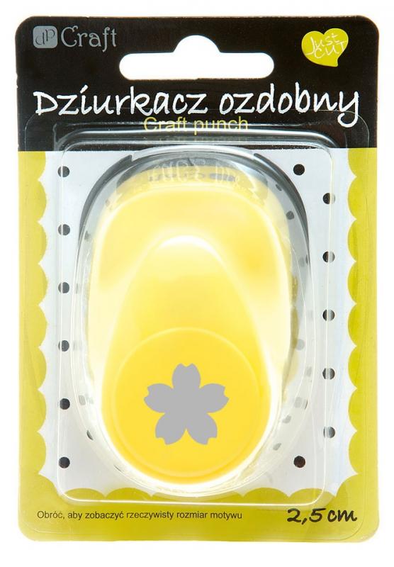 DZIURKACZ OZD. 2,5CM KWIAT LOTOSU