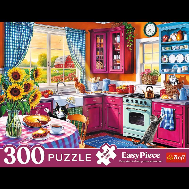 PUZZLE 300 TREFL PORANEK W KUCHNI