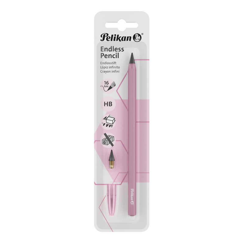 OŁÓWEK WIECZNY PELIKAN PINK POWDER BL