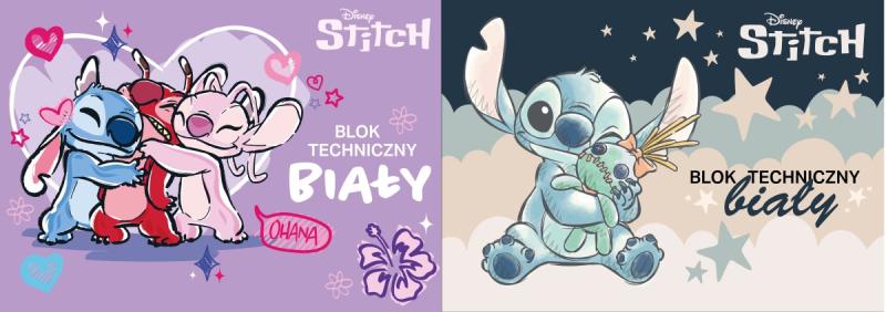BLOK TECHNICZNY A4/10 BIAŁY BENIAMIN STITCH