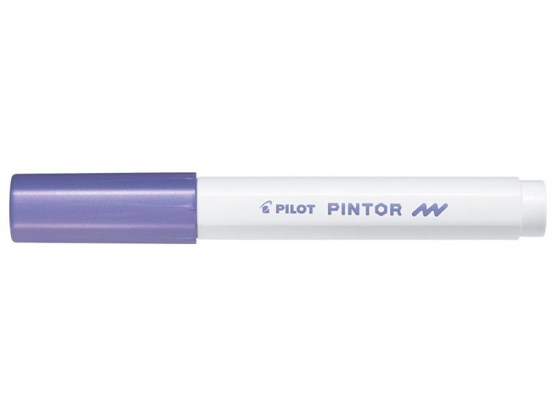 MARKER PILOT PINTOR F METALICZNY FIOLET