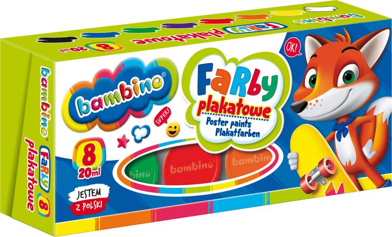 FARBY PLAKATOWE 8/20ML STANDARD