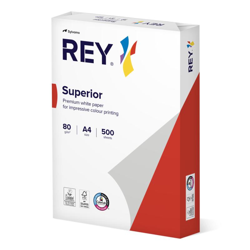 PAPIER KSERO A4 SUPERIOR REY PREMIUM BIAŁY 80G