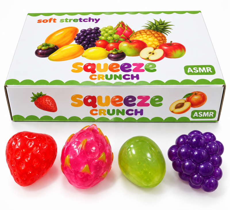 GNIOTEK SENSORYCZNY ZESTAW - OWOCE CRUNCHY A/12