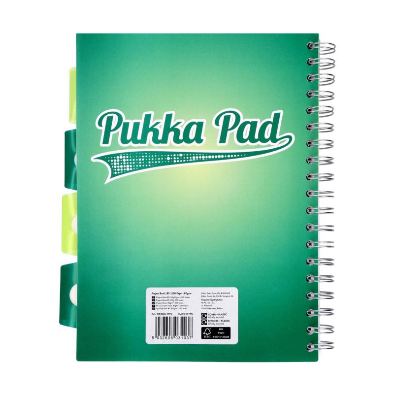 KOŁOZESZYT B5/100 # PUKKA TURKUS DARK TEAL