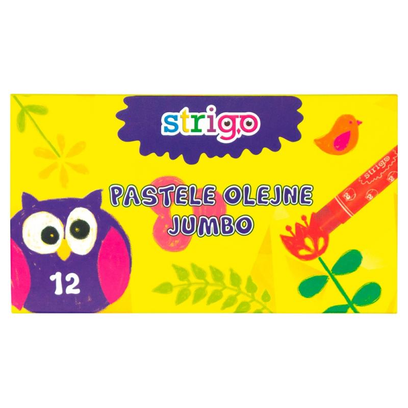 PASTELE OLEJNE JUMBO 12 KOLOROW