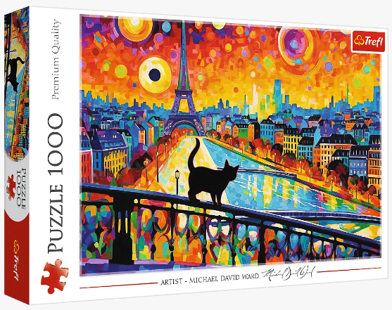 PUZZLE 1000 TREFL KOT W PARYŻU