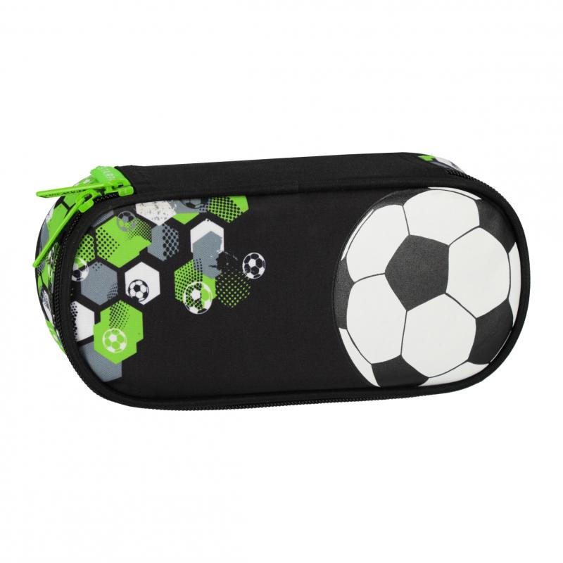 PIÓRNIK SASZETKA OWALNA 1ZAM FOOTBALL GREEN STK 12 48
