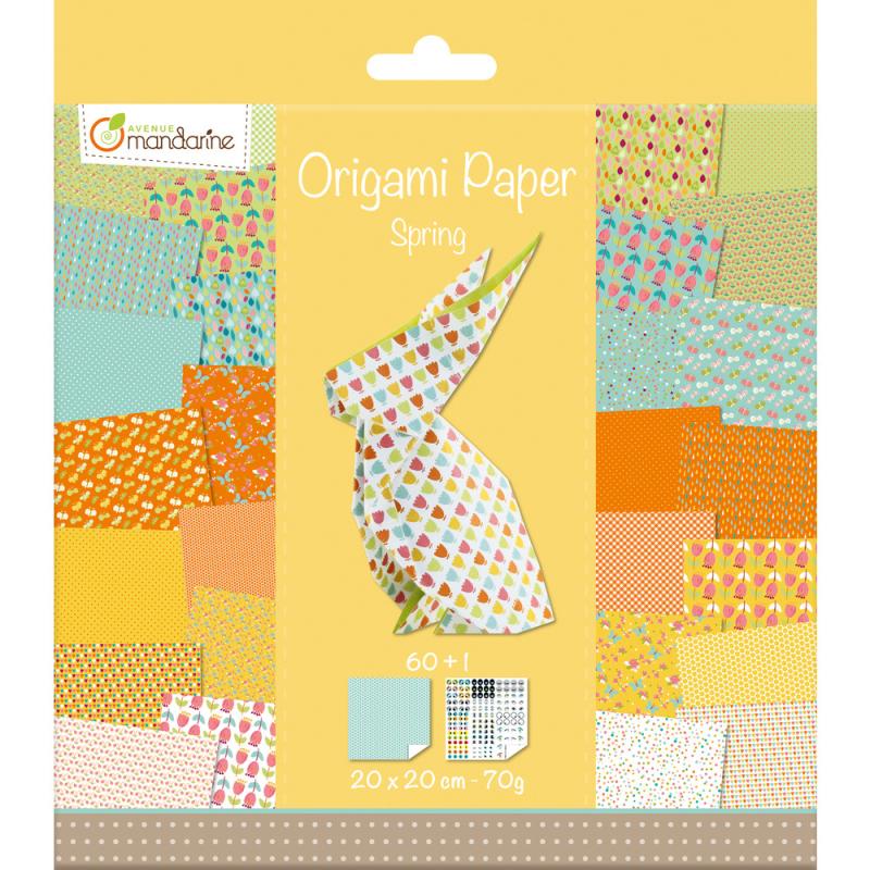 PAPIER ORIGAMI WIOSNA 20X20CM 70G