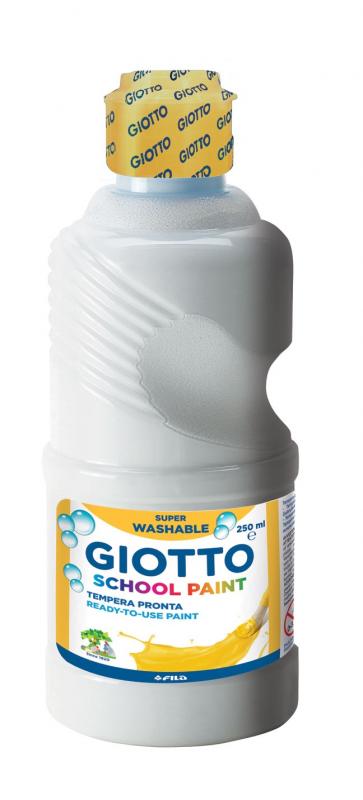 GIOTTO SCHOOL PAINT 250ML WHITE