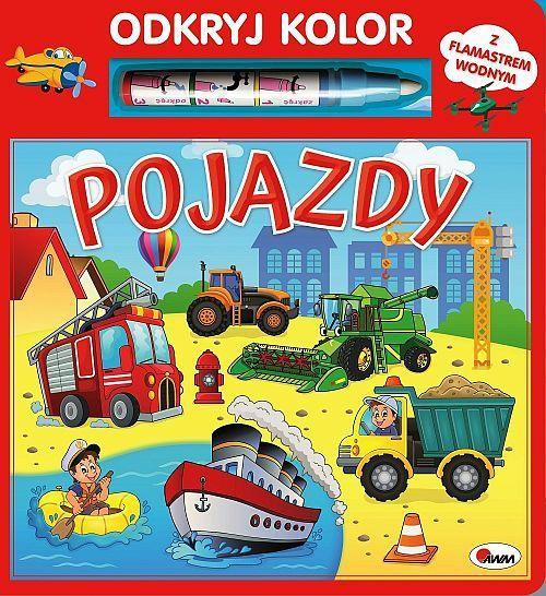KSIĄŻECZKA ODKRYJ KOLORY POJAZDY