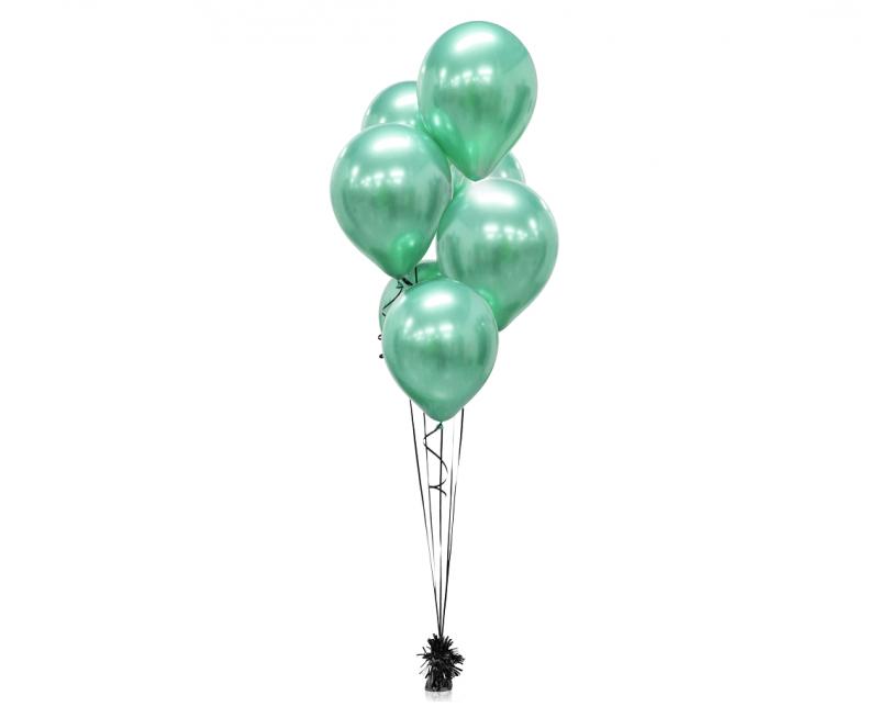 BALONY BEAUTY&CHARM PLAT. ZIELONE 12'/ 50SZT