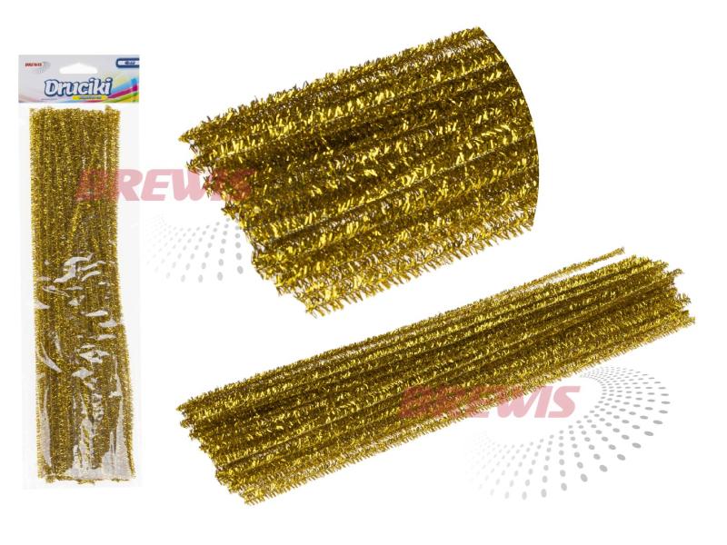 DRUCIKI KREATYWNE METALICZNY JASNY ZŁOTY DR43