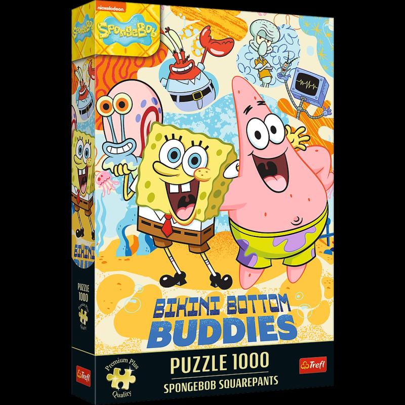 PUZZLE 1000 TREFL SPONGEBOB KANCIASTOPORTY