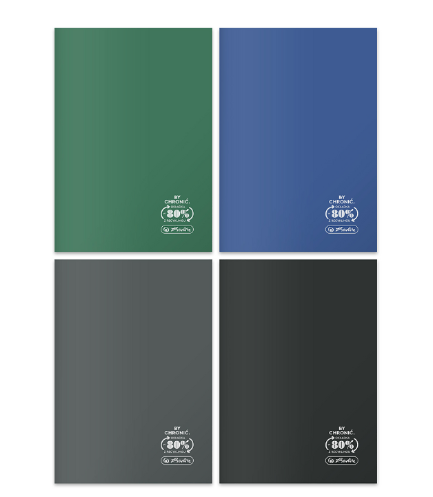 ZESZYT A5/32 # HERLITZ ECO PP OCEAN COLORS FSC
